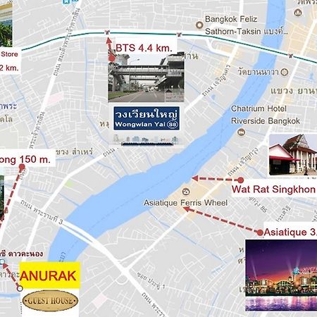 Anurak Guesthouse Бангкок Екстер'єр фото